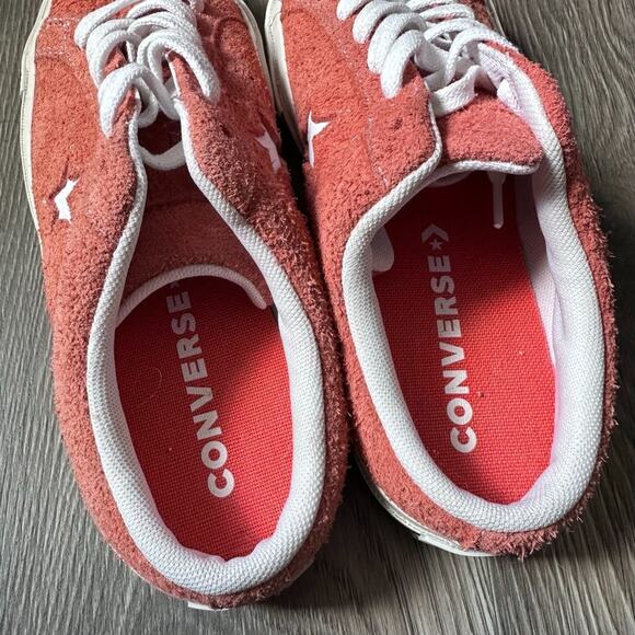 Converse One Star Mule Slip On  Suede Rush Coral Orange W7 M5 - Picture 5 of 7